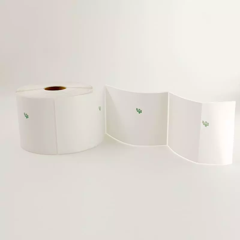 Klibbigt etikettpapper