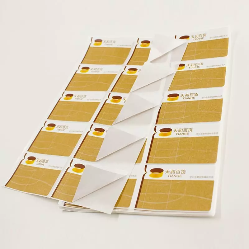 Papel de etiqueta adesiva