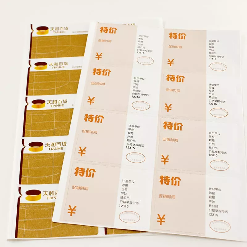 Sticky Label Papir