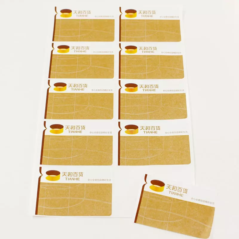 Papel de etiqueta adesiva
