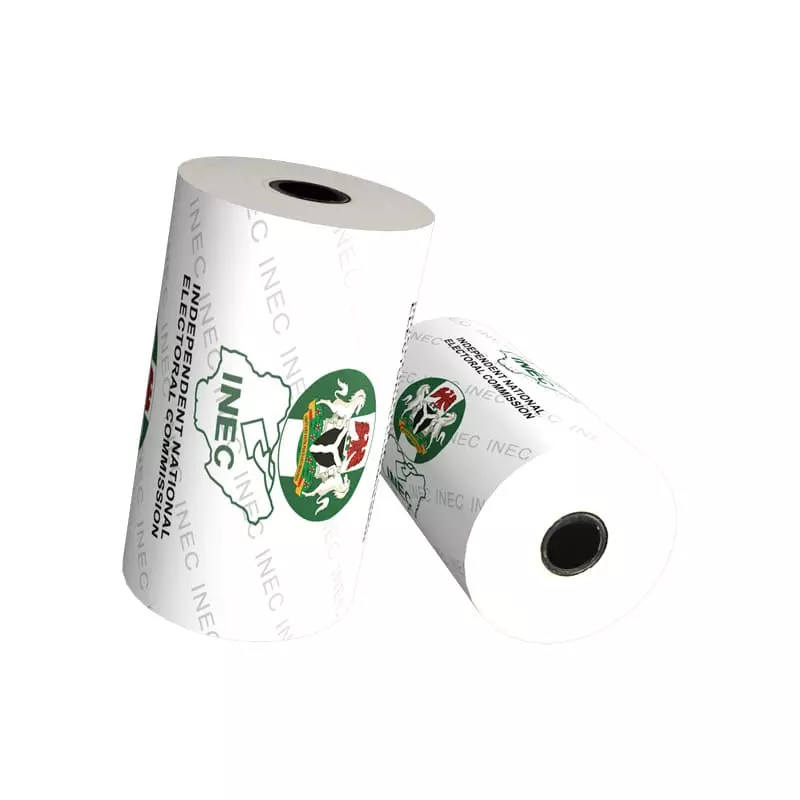 Bank atm paper roll